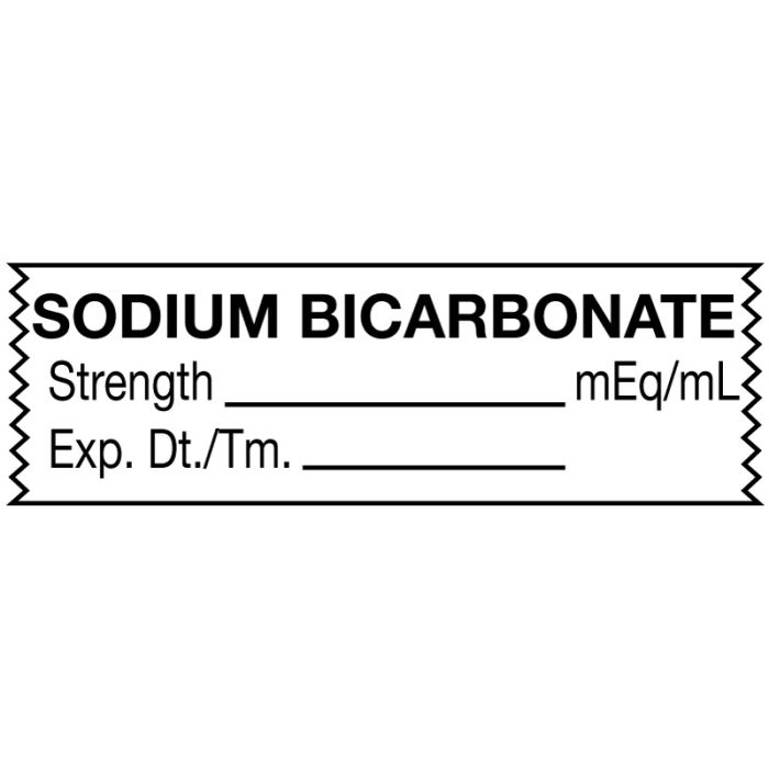 Anesthesia Tape, Sodium Bicarbonate mEq/mL,1-1/2X1/2 main product photo