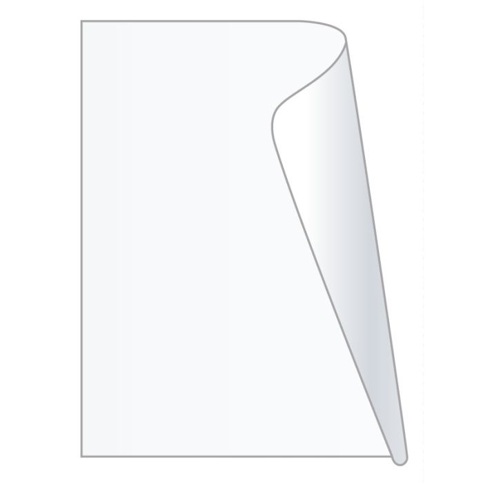 Unishield Clear Label Protector, 2-3/8" x 1-3/4" main product photo