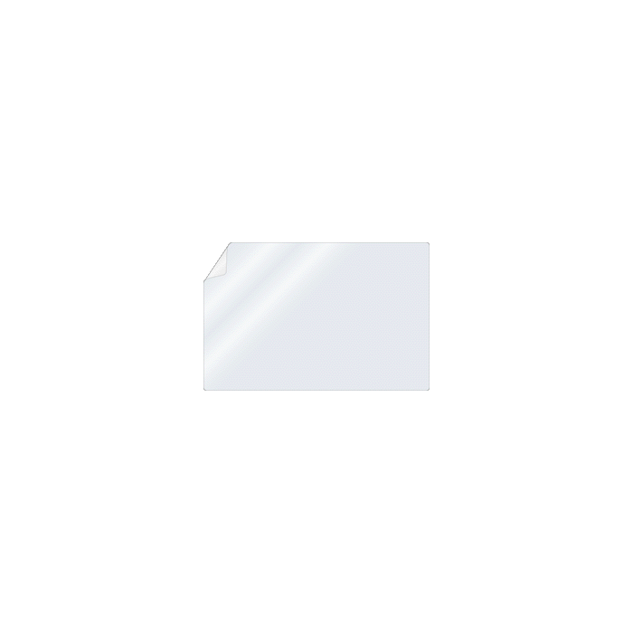 Unishield Clear Label Protector, 2" x 3" main product photo