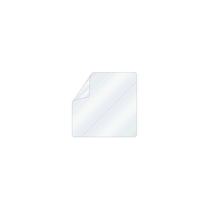 Unishield Clear Label Protector, 4" x 4" main product photo