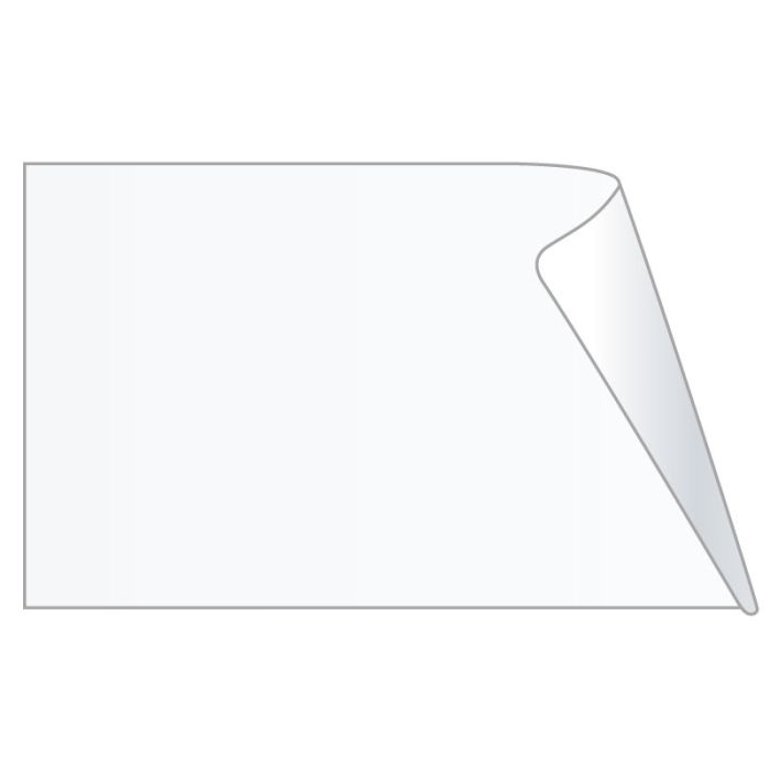 Unishield Clear Label Protector, 3" x 4-7/8" main product photo