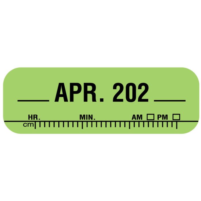 X-Ray Date Label Apr 202__, 1-1/2" x 1/2" main product photo