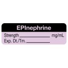 Anesthesia Label, EPInephrine mg/mL, 1-1/2" x 1/2"