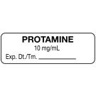 Anesthesia Label, Protamine 10mg/mL, 1-1/2" x 1/2"