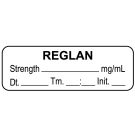 Anesthesia Label, Reglan mg/mL  Date Time Initial, 1-1/2" x 1/2"