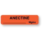 Anesthesia Label, Anectine mg/mL, 1-1/4" x 5/16"