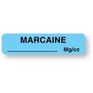 Anesthesia Label, Marcaine mg/cc, 1-1/4" x 5/16"