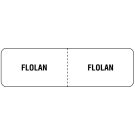 Flolan, IV Line Identification Label, 3" x 7/8"