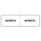 Antibiotic, IV Line Identification Label, 3" x 7/8"