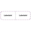 Labetalol, IV Line Identification Label, 3" x 7/8"