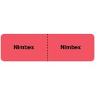 Nimbex, IV Line Identification Label, 3" x 7/8"