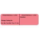 Peripheral Line, Line Identification Label, 3" x 7/8"