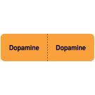 Dopamine , IV Line Identification Label, 3" x 7/8"