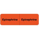 Epinephrine, IV Line Identification Label, 3" x 7/8"