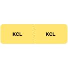 KCL, IV Line Identification Label, 3" x 7/8"
