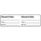 Discard Date, 3" x 7/8" 