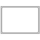 Direct Thermal Printer Label, 3" Core, 1-1/2" x 1"