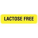 Lactose Free, Nutrition Communication Labels, 1-1/4" x 5/16"