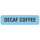 Decaf Coffee, Nutrition Communication Labels, 1-1/4" x 5/16"