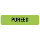 Pureed, Nutrition Communication Labels, 1-1/4" x 5/16"