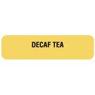 Decaf Tea, Nutrition Communication Labels, 1-1/4" x 5/16"