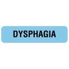 Dysphagia, Nutrition Communication Labels, 1-1/4" x 5/16"
