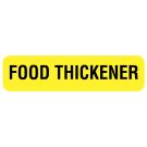 Food Thickener, Nutrition Communication Labels, 1-1/4" x 5/16"