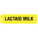 Lactaid Milk, Nutrition Communication Labels, 1-1/4" x 5/16"
