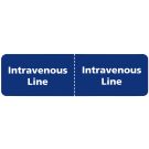 Intravenous Line, IV Line Identification Label, 3" x 7/8"