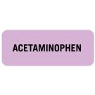 Medication ID Label, Acetaminophen 2-1/4" x 7/8"