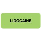 Medication ID Label, Lidocaine 2-1/4" x 7/8"