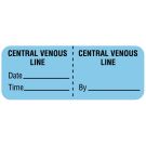 Central Venous Line, Line Identification Label, 2" x 3/4"