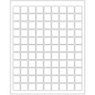 Laser/Inkjet Printer Label, 3/4" x 3/4"