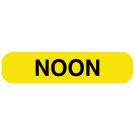 Noon, Medication Instruction Label, 1-5/8" x 3/8"