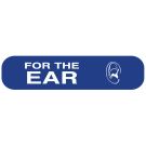 For The Ear, Medication Instruction Label, 1-5/8" x 3/8"