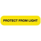 Protect From Light, Medication Instruction Label, 1-5/8" x 3/8"