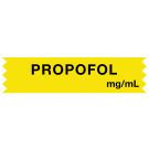 Anesthesia Tape, Propofol mg/mL, 1" x 1/2"