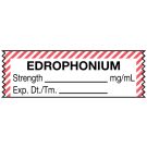 Anesthesia Tape, Edrophonium mg/mL, 1-1/2" x 1/2"