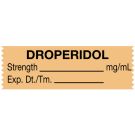 Anesthesia Tape, Droperidol mg/mL, 1-1/2" x 1/2"