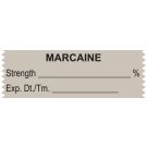 Anesthesia Tape, Marcaine %, 1-1/2" x 1/2"
