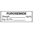 Anesthesia Tape, Furosemide mg/mL, 1-1/2" x 1/2"