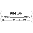 Anesthesia Tape, Reglan mg/mL, Date Time Initial, 1-1/2" x 1/2"