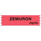 Anesthesia Tape, Zemuron mg/mL, 1" x 1/2"