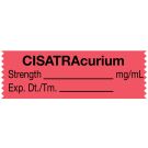 Anesthesia Tape, CISATRAcurium mg/mL, 1-1/2" x 1/2"