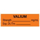 Anesthesia Tape, Valium mg/mL, 1-1/2" x 1/2"