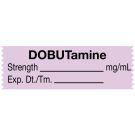 Anesthesia Tape, DOBUTamine mg/mL, 1-1/2" x 1/2"