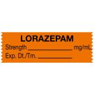 Anesthesia Tape, Lorazepam mg/mL, 1-1/2" x 1/2"