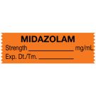 Anesthesia Tape, Midazolam mg/mL, 1-1/2" x 1/2"