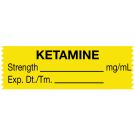 Anesthesia Tape, Ketamine mg/mL, 1-1/2" x 1/2"