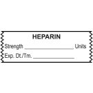 Anesthesia Tape, Heparin Units, 1-1/2" x 1/2"
